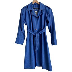 Vintage J. Gallery Blue Trench Coat